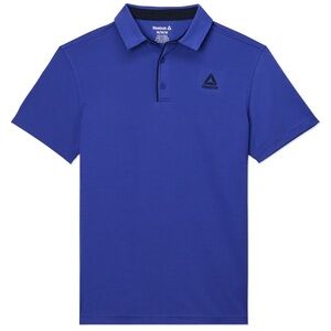 Reebok Men’s Polo T-Shirt Royal Blue Brand New With Tags Made In Cambodia